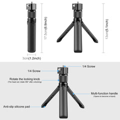 For Insta360 X3 PULUZ Rotary Handle Desktop Tripod Stand, Desktop Tripod Stand