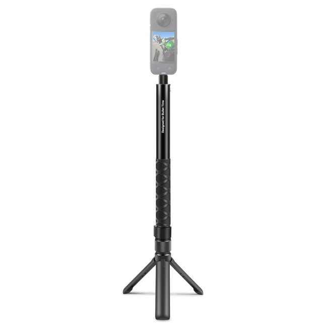 Für Insta360 X3 PULUZ Drehgriff Desktop-Stativständer 110cm Selfie-Stick Einbeinstativ, Desktop-Stativständer 110cm Selfie-Stick