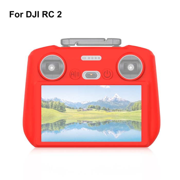 Für DJI Mini 4 Pro / Air 3 Fernbedienung / DJI RC 2 mit Bildschirm PULUZ Silikon Schutzhülle, Für DJI RC 2