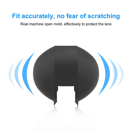 For Insta360 X3 PULUZ Invisible Dive Case Lens Guard Silicone Protective Cover, For Insta360 X4 / X3