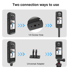 For Insta360 X3 PULUZ Metal Protective Cage Rig Housing Frame with Sticking Lens Film, Frame with Sticking Lens Film