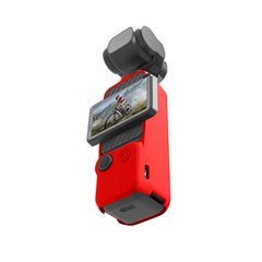 For DJI OSMO Pocket 3 PULUZ  3 in 1 Silicone Cover Case Set, Silicone Case Red, Silicone Case White, Silicone Case Black