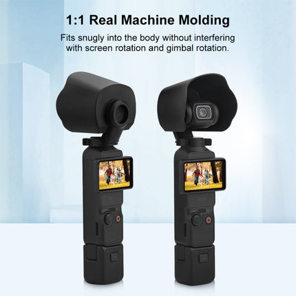 Für DJI OSMO Pocket 3 Sonnenschutzlinse Schutzhülle Haube, Sonnenschirm