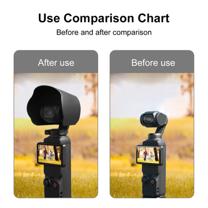 Für DJI OSMO Pocket 3 Sonnenschutzlinse Schutzhülle Haube, Sonnenschirm