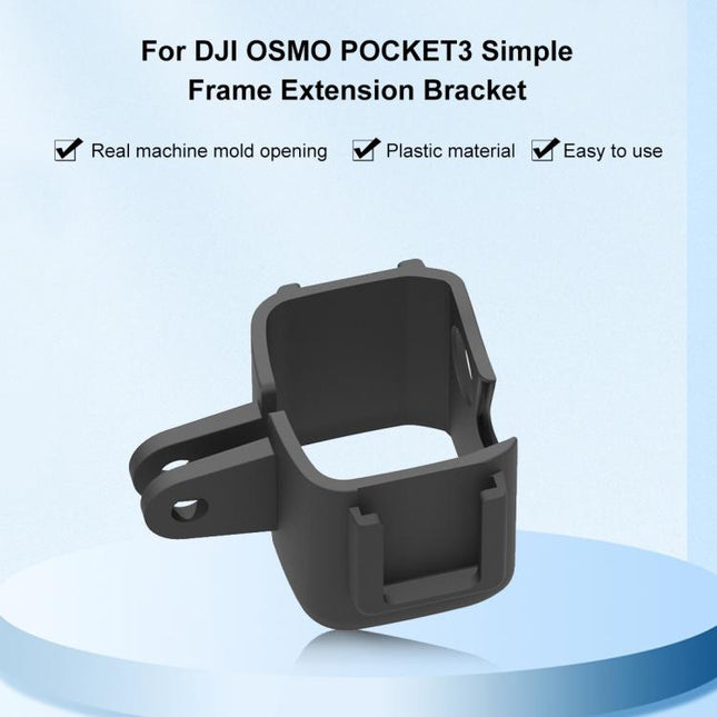 Para DJI OSMO Pocket 3 PULUZ Soporte adaptador de expansión de jaula de marco de protección, jaula de marco de protección