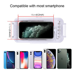 PULUZ 45m/147ft Waterproof Diving Case Photo Video Taking Underwater Housing Cover for iPhone 14 Series, iPhone 13 Series, iPhone 12 Series, iPhone 11 Series, iPhone X Series, iPhone 8 & 7, iPhone 6s, iOS 13.0 or Above Version iPhone