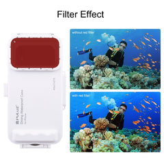 PULUZ 45m/147ft Waterproof Diving Case Photo Video Taking Underwater Housing Cover for iPhone 14 Series, iPhone 13 Series, iPhone 12 Series, iPhone 11 Series, iPhone X Series, iPhone 8 & 7, iPhone 6s, iOS 13.0 or Above Version iPhone