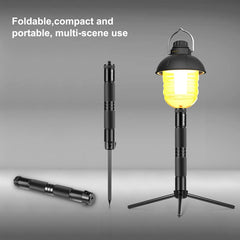 PULUZ Foldable Aluminum Alloy Light Stand Live Tripod Camping Ground Holder