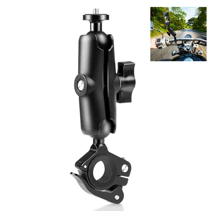 PULUZ Motorcycle O-Clip Quick Release Clamp Handlebar Fixed Mount Holder for GoPro and Other Action Cameras, O-Clip Mount