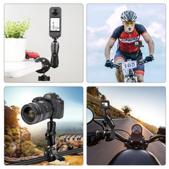 PULUZ Motorcycle Crab Clamp Handlebar Fixed Mount Holder for GoPro and Other Action Cameras, Crab Clamp Mount