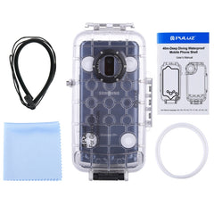 PULUZ 40m/130ft Waterproof Diving Case for Galaxy S9+, Photo Video Taking Underwater Housing Cover, Only Support Android 8.0.0 or below, Galaxy S9+(T), For Galaxy S9+(B), For Galaxy S9+(W)