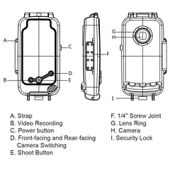 PULUZ 40m/130ft Waterproof Diving Case for Galaxy S9+, Photo Video Taking Underwater Housing Cover, Only Support Android 8.0.0 or below, Galaxy S9+(T), For Galaxy S9+(B), For Galaxy S9+(W)