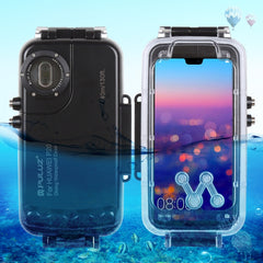 PULUZ PULUZ 40m/130ft Waterproof Diving Case for Huawei P20, Photo Video Taking Underwater Housing Cover, For Huawei P20(T), For Huawei P20(B), For Huawei P20(W)