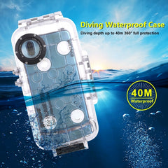 PULUZ PULUZ 40m/130ft Waterproof Diving Case for Huawei P20, Photo Video Taking Underwater Housing Cover, For Huawei P20(T), For Huawei P20(B), For Huawei P20(W)