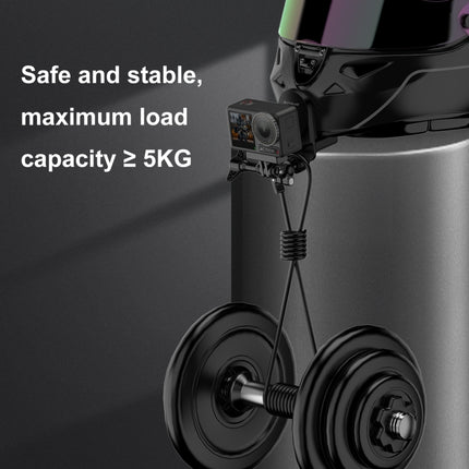 PULUZ Motorradhelm-Kinnklemmhalterung für GoPro und andere Actionkameras, Helm-Kinnklemmhalterung