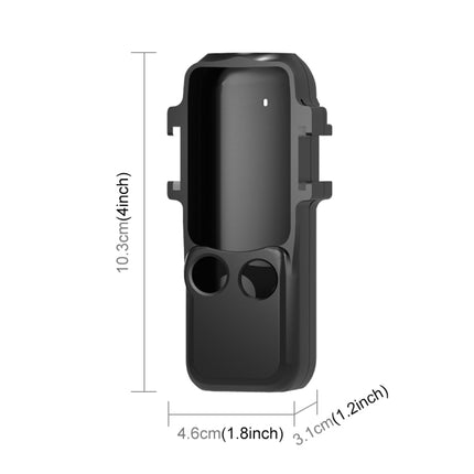 Para DJI OSMO Pocket 3 PULUZ Soporte adaptador de jaula con marco de protección de metal con zapatas frías duales, marco de protección de metal