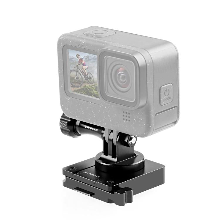 Soporte de liberación rápida de aluminio PULUZ para casco NVG para GoPro y otras cámaras de acción, soporte para casco NVG