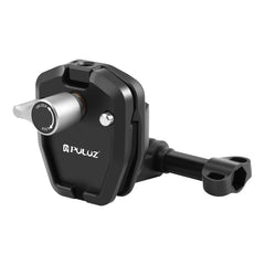 PULUZ Motorrad-Windschutzscheiben-Actionkamera-Halterungsclip für GoPro Hero12 Black / DJI Osmo Action 4 / Insta360 X4 / Ace Pro und andere Actionkameras, Windschutzscheiben-Halterungsclip