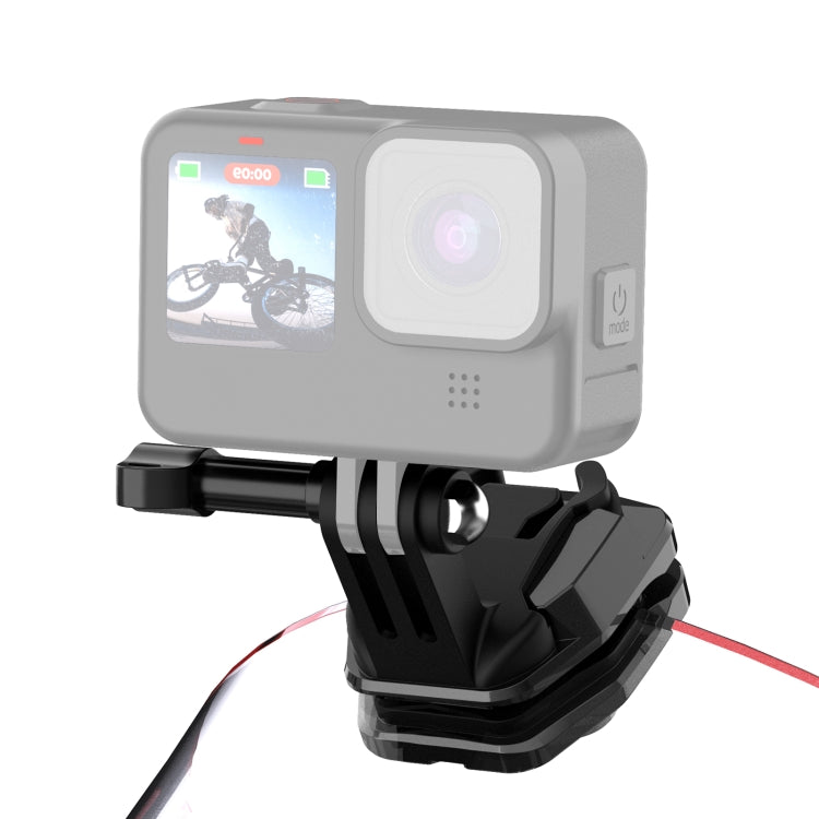 PULUZ Motorrad-Windschutzscheiben-Actionkamera-Halterungsclip für GoPro Hero12 Black / DJI Osmo Action 4 / Insta360 X4 / Ace Pro und andere Actionkameras, Windschutzscheiben-Halterungsclip