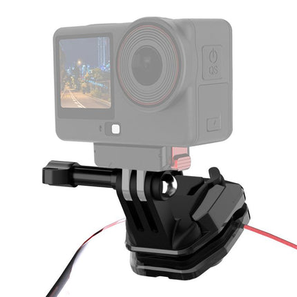 PULUZ Motorcycle Windshield Action Camera Mount Clip for GoPro Hero12 Black / DJI Osmo Action 4 / Insta360 X4 / Ace Pro and Other Action Cameras, Windshield Clip I