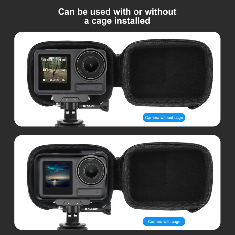 Bolsa de almacenamiento portátil de EVA para DJI Osmo Action 4/3 PULUZ Mini Body Bag, para DJI Osmo Action 5 Pro/4/3