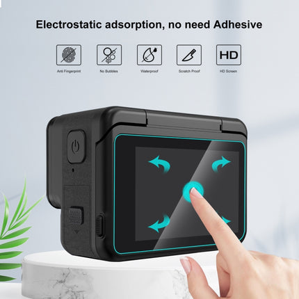 Para Insta360 Ace Pro PULUZ 3 en 1 Pantalla trasera y frontal + Película de vidrio templado para lente, para Insta360 Ace Pro