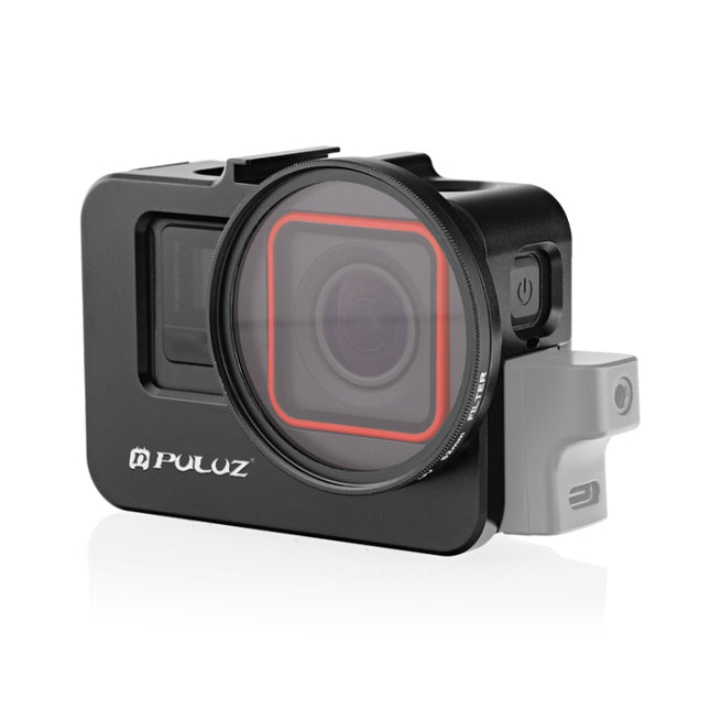 For Insta360 Ace Pro / Ace PULUZ Metal Rabbit Cage Adapter Frame with 52mm UV Filter & Adapter Ring, For Insta360 Ace Meta Cage 2