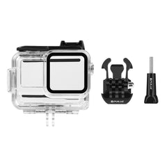 For Insta360 Ace Pro PULUZ 60m Underwater Waterproof Housing Case with Base Adapter & Screw, Underwater Case