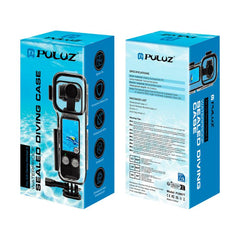 For DJI Osmo Pocket 3 PULUZ 45m Underwater Waterproof Housing Diving Case, Waterproof Case (Transparent)