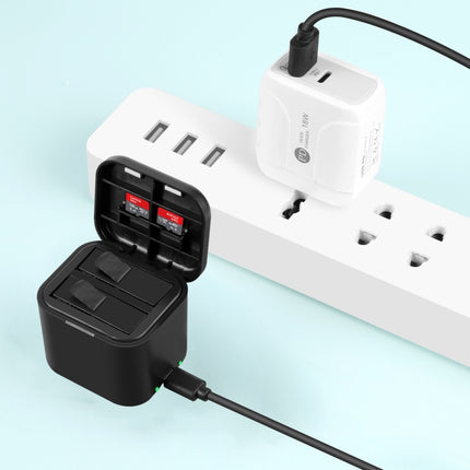 Für Insta360 Ace Pro / Ace PULUZ Batterie Lade Box Batterie &amp; Speicher Karte Lagerung Fall, batterie Lade Box