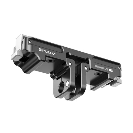 For Insta360 GO3 PULUZ Magnetic Aluminum Alloy Quick Release Base Mount, For Insta360 GO3 / GO 3S CNC