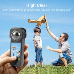 For Insta360 X4 PULUZ Optical Glass Lens Guard Protective Cover, Lens Guard