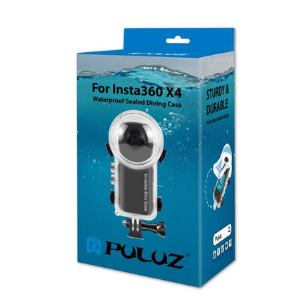 For Insta360 X4 PULUZ 50m Waterproof Sealed Diving Case, For Insta360 X4