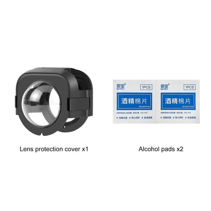 Für Insta360 X4 PULUZ Snap-on Objektiv Schutz Schutzhülle, Snap-on Objektiv Schutz