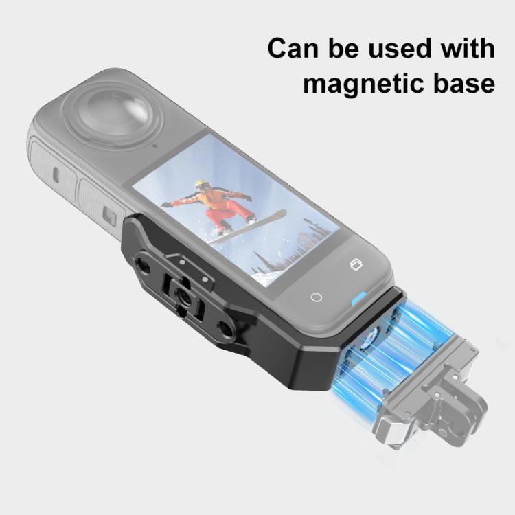 Für Insta360 X4 PULUZ Vertikale Horizontale Aufnahme Schnellverschluss Metall L Halterung, L Halterung