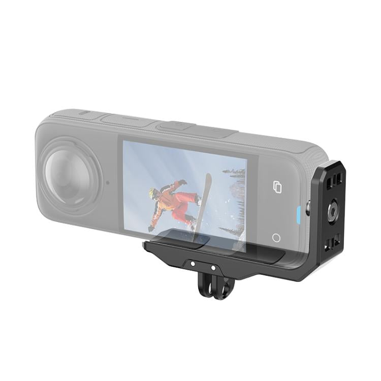Für Insta360 X4 PULUZ Vertikale Horizontale Aufnahme Schnellverschluss Metall L Halterung, L Halterung
