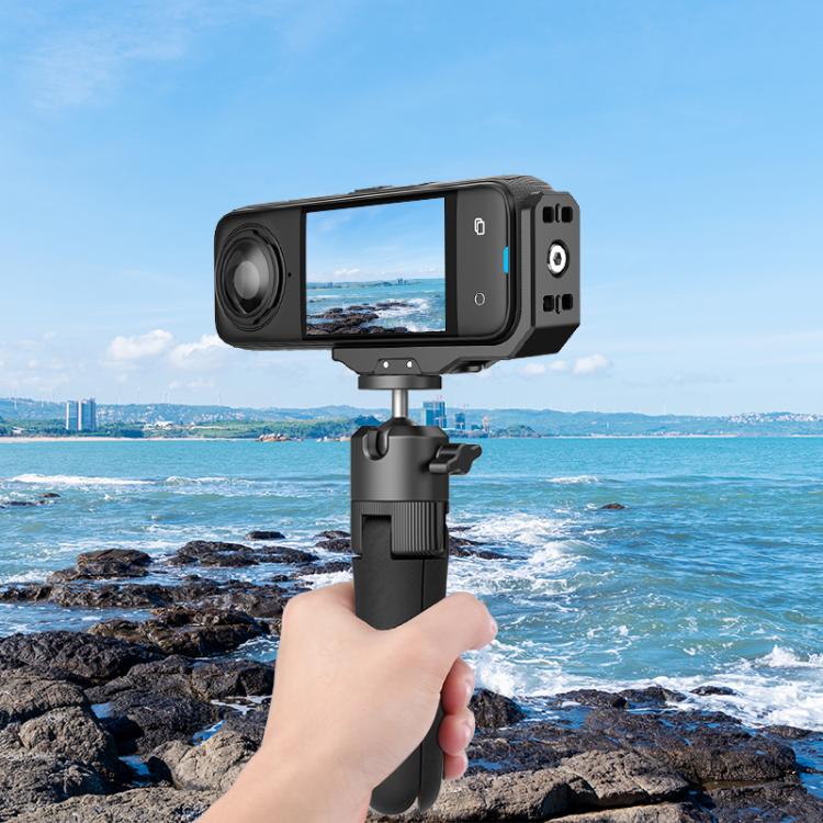Für Insta360 X4 PULUZ Vertikale Horizontale Aufnahme Schnellverschluss Metall L Halterung, L Halterung