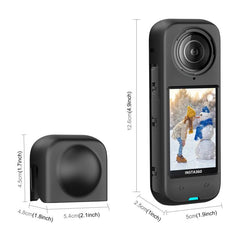 Para Insta360 X4 PULUZ Funda protectora de silicona a prueba de polvo de cuerpo completo, Funda protectora