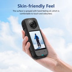 Para Insta360 X4 PULUZ Funda protectora de silicona a prueba de polvo de cuerpo completo, Funda protectora