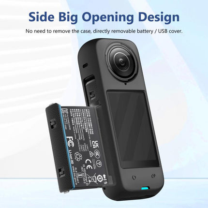 For Insta360 X4 PULUZ Full Body Dust-proof Silicone Protective Case