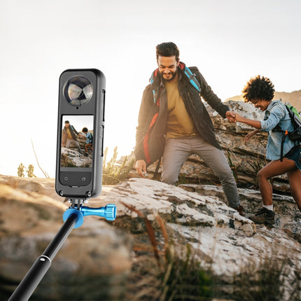 Para Insta360 X4 PULUZ Marco de carcasa de jaula protectora de metal con protector de lente, marco de carcasa de metal