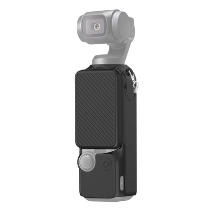 Para DJI OSMO Pocket 3 PULUZ 2 en 1 Juego de funda de silicona con correa, funda de silicona (gris), funda de silicona (azul), funda de silicona (negra)