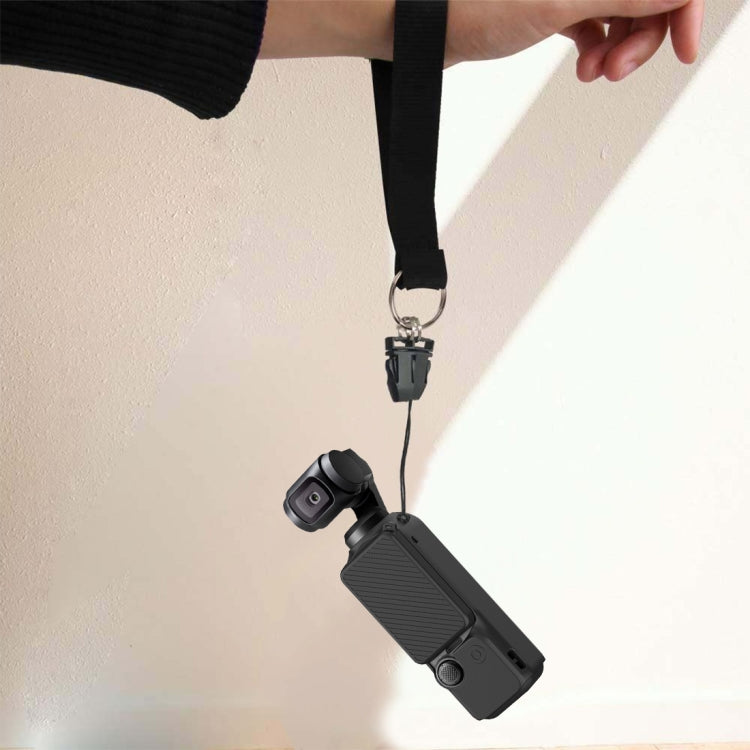 Für DJI OSMO Pocket 3 PULUZ 2-in-1-Silikonschutzhüllen-Set mit Riemen, Silikonschutzhülle (grau), Silikonschutzhülle (blau), Silikonschutzhülle (schwarz)