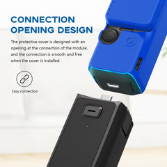 For DJI OSMO Pocket 3 PULUZ  2 in 1 Silicone Cover Case Set with Strap, Silicone Cover(Blue), Silicone Cover(Black), Silicone Cover(Grey)