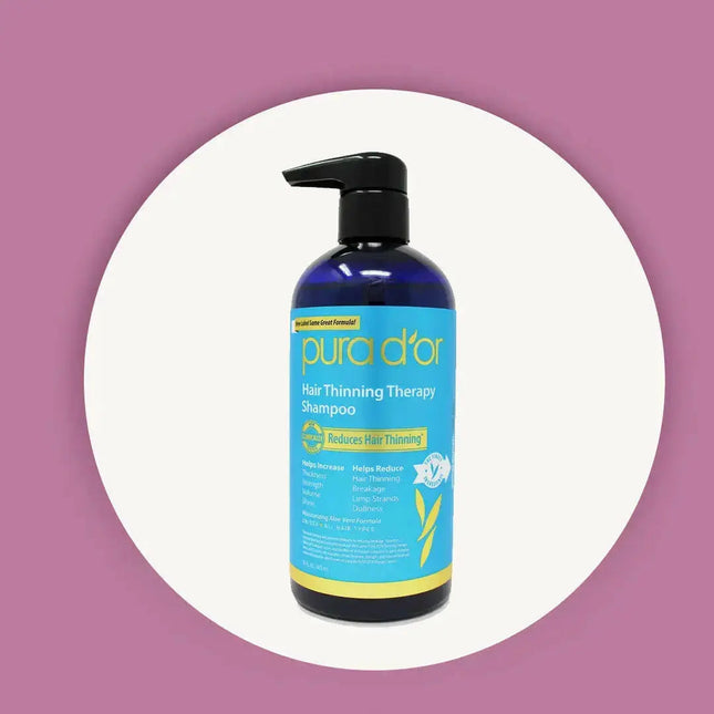 PURA D’OR Biotin Shampoo – Daily Use for Thicker-Looking Hair & Healthy Scalp (473ml)