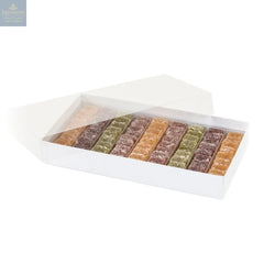 Pâte de fruits cubes - apricot, lemon, strawberry, raspberry, pear - 12g