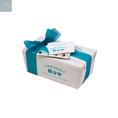 Personalised wrapped ballotin of assorted English chocolates