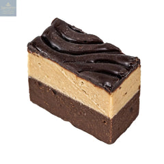 Praline slice - dark chocolate layer of hazelnut praline with a layer of almond praline topped with dark chocolate 13g approx 3kg