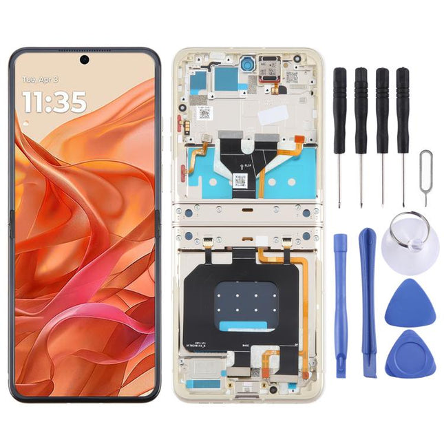 For Motorola Razr 2024 Original LCD Screen Digitizer Full Assembly with Frame, For Motorola Razr 2024(Original)