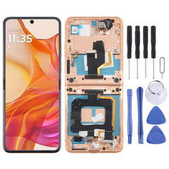For Motorola Razr 50 Ultra Original LCD Screen Digitizer Full Assembly with Frame